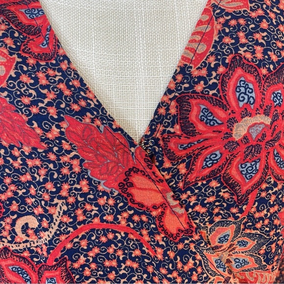 Free People Teegan Floral Long Sleeve Minidress - Picture 9 of 13